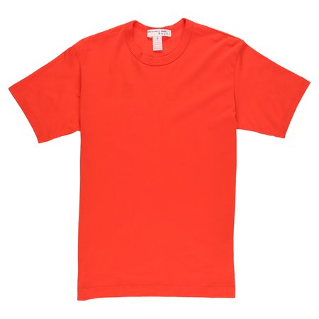 Comme Des Garcons Shirt Cotton Jersey Plain Tee Tees 300043947grn main image 1