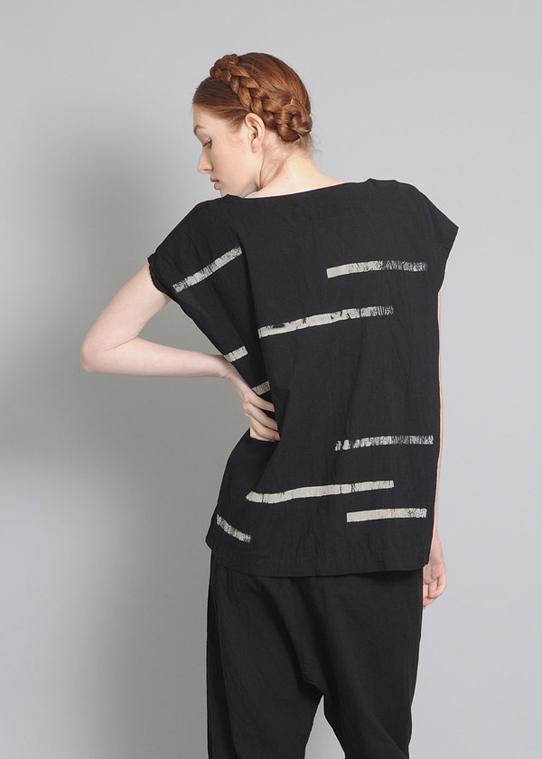Uzi Broken Stripe Tunic Uzi Broken Stripe Tunic