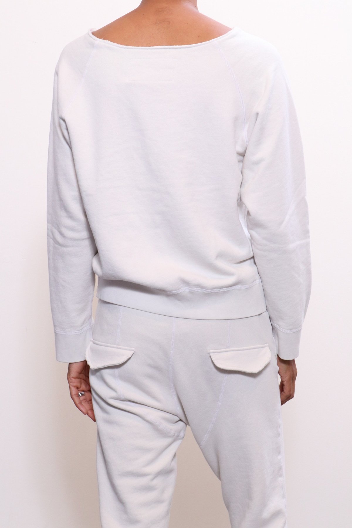 Nili Lotan Tiara V Neck Sweatshirt 