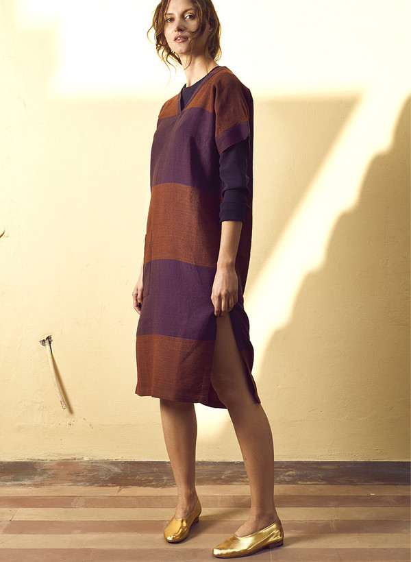 Seek Collective AW16 Pre-Order: Sonia Dress, handloom Seek Collective AW16 Pre-Order: Sonia Dress, handloom