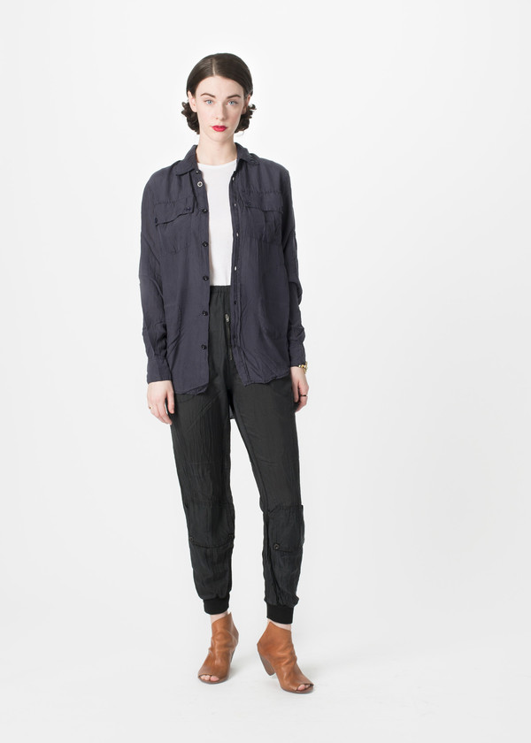 Katharine E Hamnett x YMC Habotai Silk Shirt Katharine E Hamnett x YMC Habotai Silk Shirt