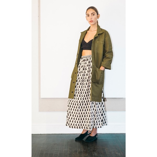 pari desai reed cotton canvas jacket Avocado pari desai reed cotton canvas jacket Avocado