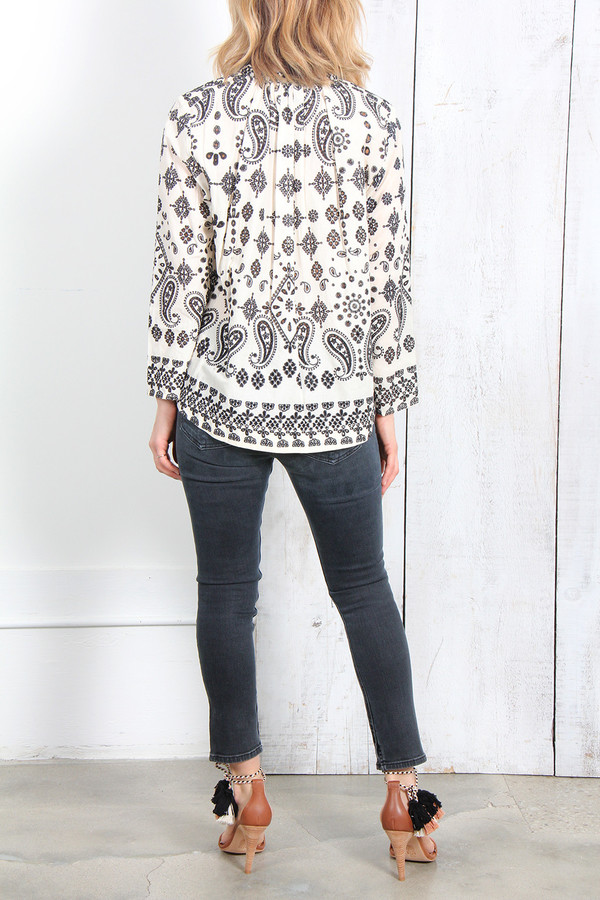 SEA BANDANA EYELET TOP SEA BANDANA EYELET TOP
