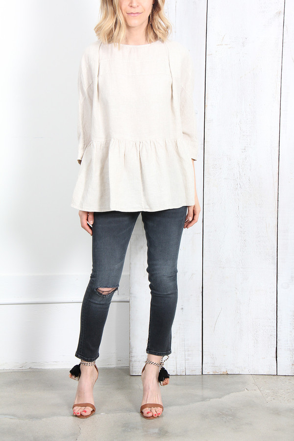 Rachel Comey REUNION TOP IN NATURAL Rachel Comey REUNION TOP IN NATURAL