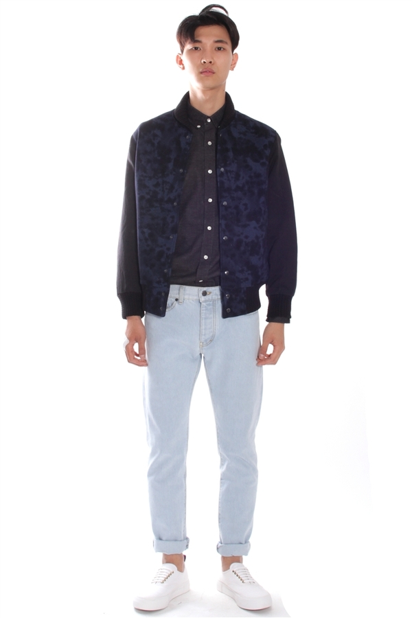 Men's Soulland Levy Varsity Jacket Men's Soulland Levy Varsity Jacket