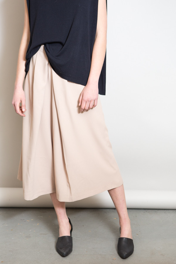 Achro Pleated Wide Leg Culottes Achro Pleated Wide Leg Culottes