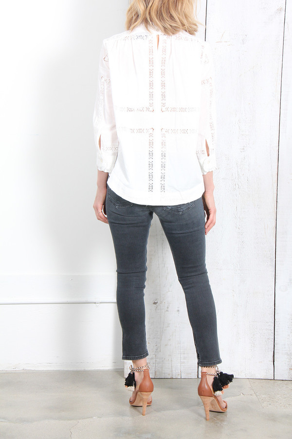 SEA LONG SLEEVE LACE TOP SEA LONG SLEEVE LACE TOP