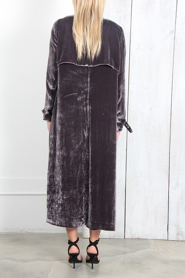 Rachel Comey TALUS COAT IN STONED VELVET Rachel Comey TALUS COAT IN STONED VELVET