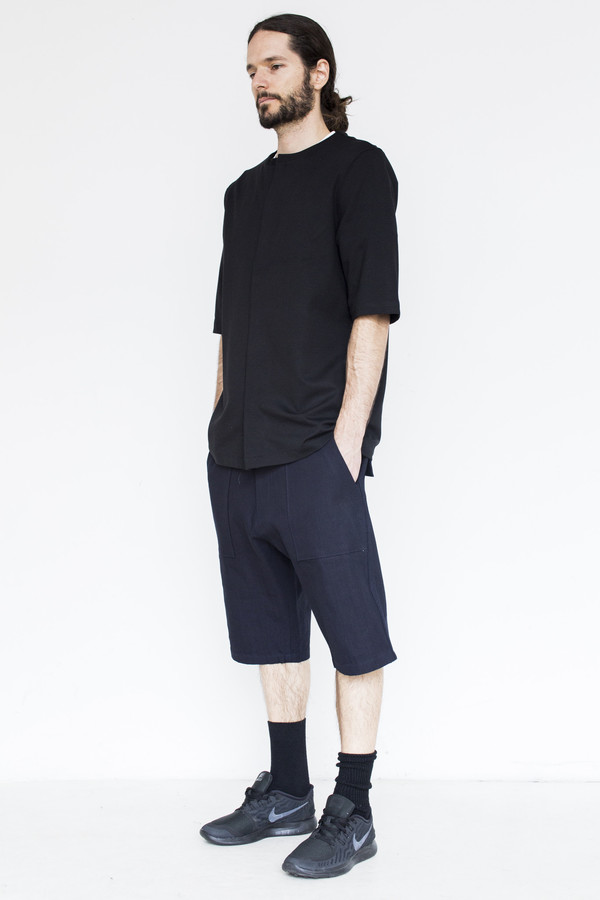 Men's Assembly Cotton Short - Indigo Men's Assembly Cotton Short - Indigo