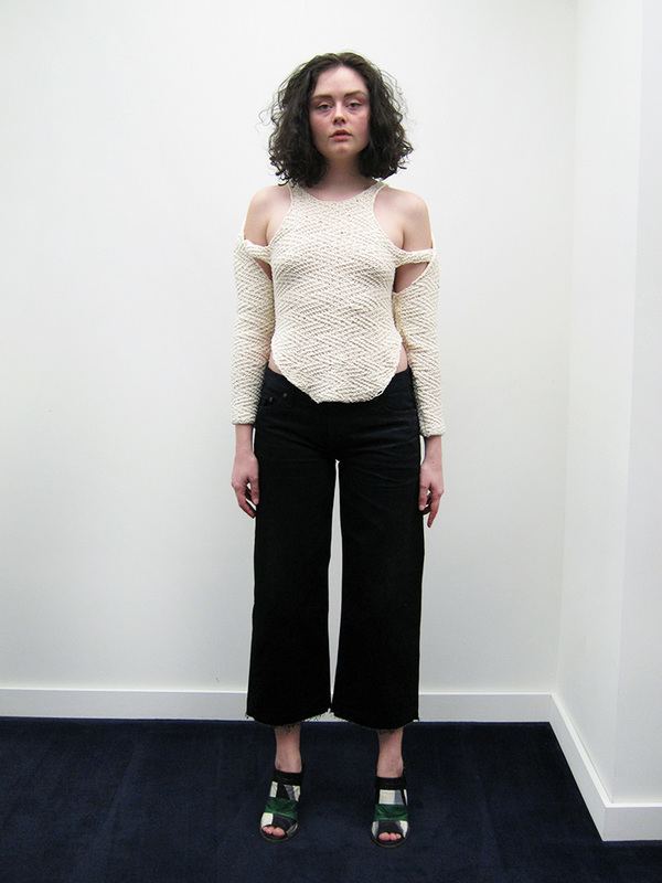 Eckhaus Latta Tie In Halter Sweater Eckhaus Latta Tie In Halter Sweater