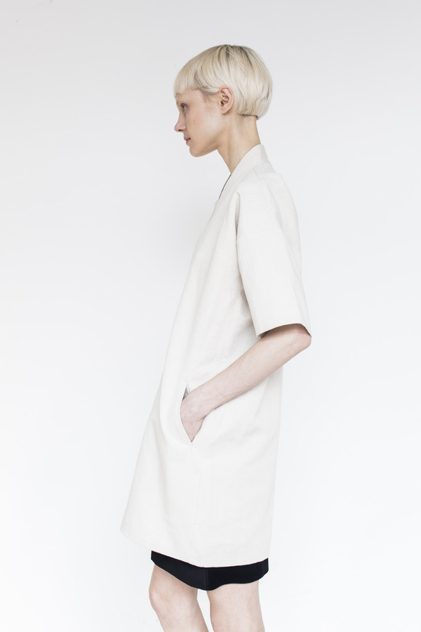 Assembly Cotton Karate Dress - Natural Assembly Cotton Karate Dress - Natural