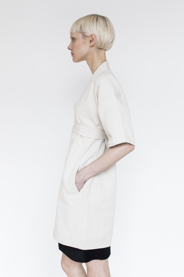 Assembly Cotton Karate Dress - Natural Assembly Cotton Karate Dress - Natural