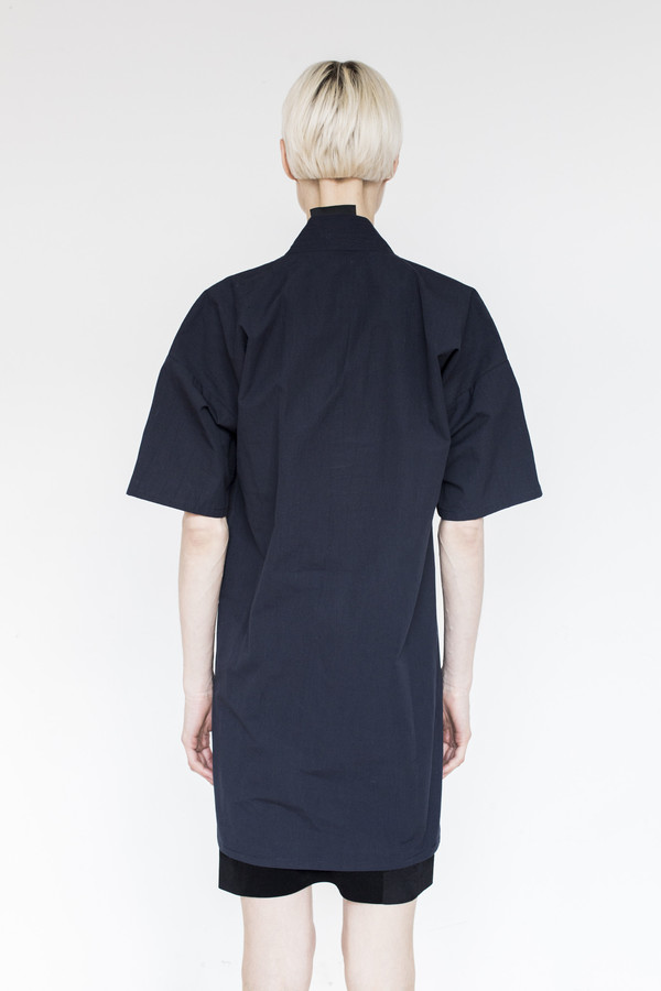 Assembly Cotton Karate Dress - Navy Assembly Cotton Karate Dress - Navy