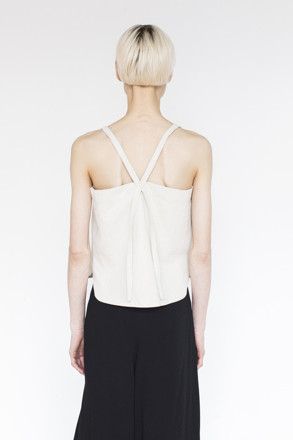 Assembly Cotton Strap Top - Natural Assembly Cotton Strap Top - Natural