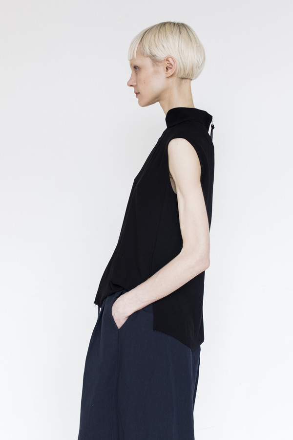 Assembly Crepe Sleeveless Top Assembly Crepe Sleeveless Top