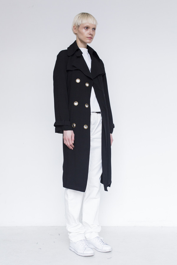 Assembly Crepe Trench Coat Assembly Crepe Trench Coat