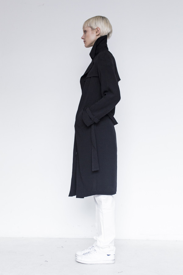 Assembly Crepe Trench Coat Assembly Crepe Trench Coat