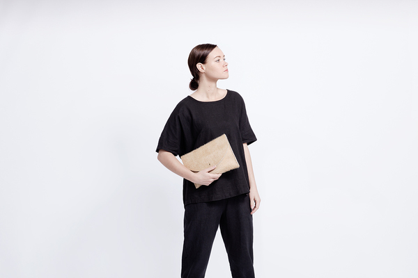 Primecut GREY ENVELOPE CLUTCH Primecut GREY ENVELOPE CLUTCH