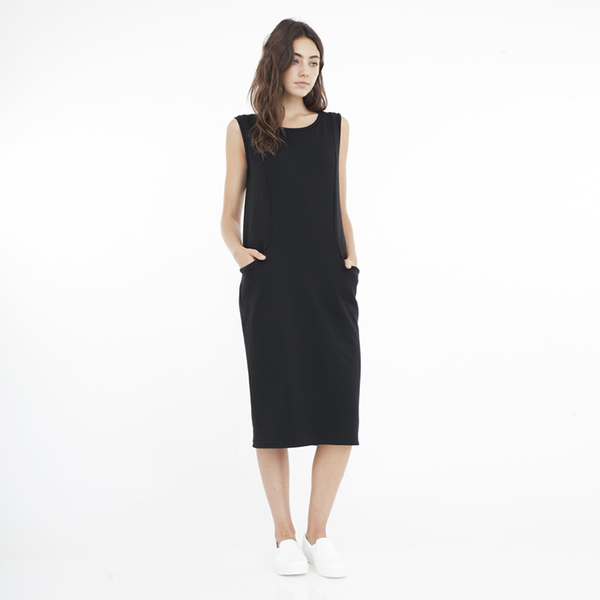 Corinne Pocket dress - black Corinne Pocket dress - black