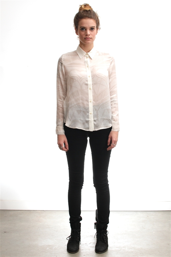 Nanushka Nada Classic Blouse Tattoo Nanushka Nada Classic Blouse Tattoo