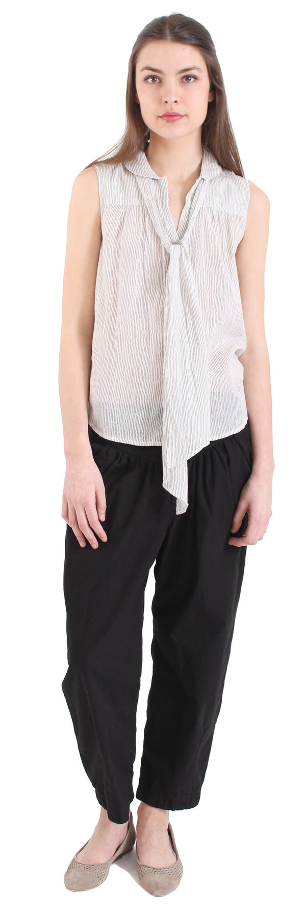 Swildens Oose Stripe Gauze Top Swildens Oose Stripe Gauze Top