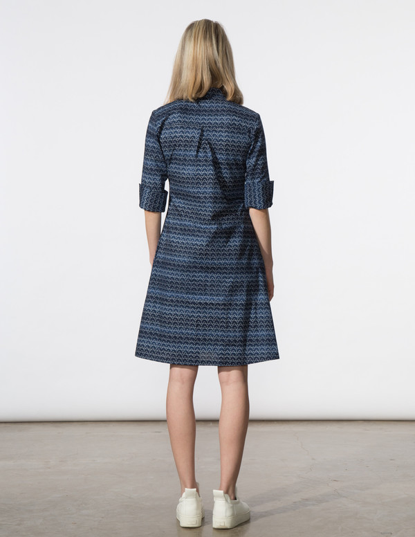 SBJ Austin Ellen Dress in Navy Print SBJ Austin Ellen Dress in Navy Print