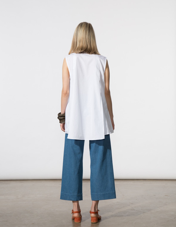 SBJ Austin Liv Top in White SBJ Austin Liv Top in White
