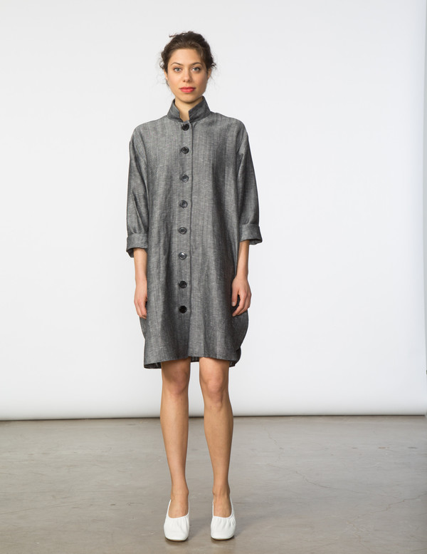 SBJ Austin Stacey Dress in Dark Grey SBJ Austin Stacey Dress in Dark Grey