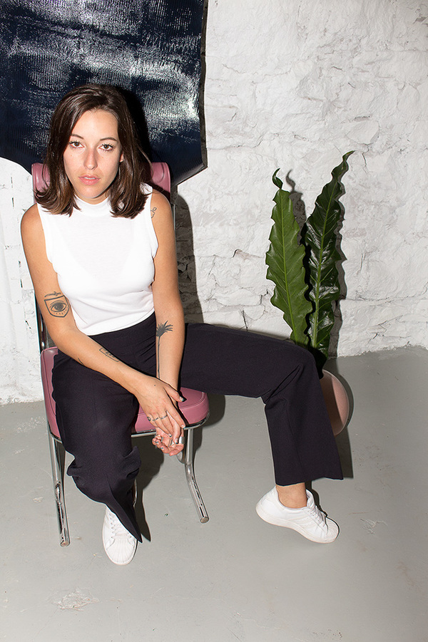 Bodega Thirteen ALEX MOCK NECK TANK WHITE Bodega Thirteen ALEX MOCK NECK TANK WHITE