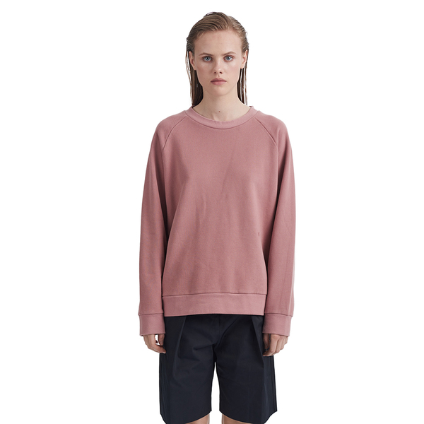 Wood Wood Manet Sweatshirt in Ash Rose Wood Wood Manet Sweatshirt in Ash Rose