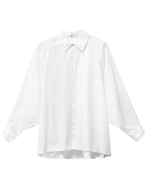 Ys by Yohji Yamamoto Dolman Sleeve Shirt White Ys by Yohji Yamamoto Dolman Sleeve Shirt White