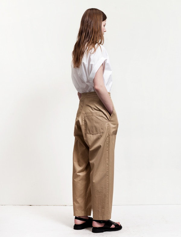 Ys by Yohji Yamamoto Patch Pocket Trousers Khaki Ys by Yohji Yamamoto Patch Pocket Trousers Khaki