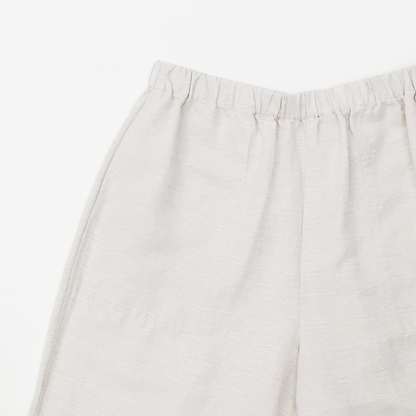 Light Beige Silk + Linen Easy Pant Light Beige Silk + Linen Easy Pant