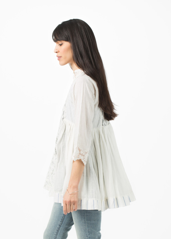 Pero Lace Front Button Up Pero Lace Front Button Up