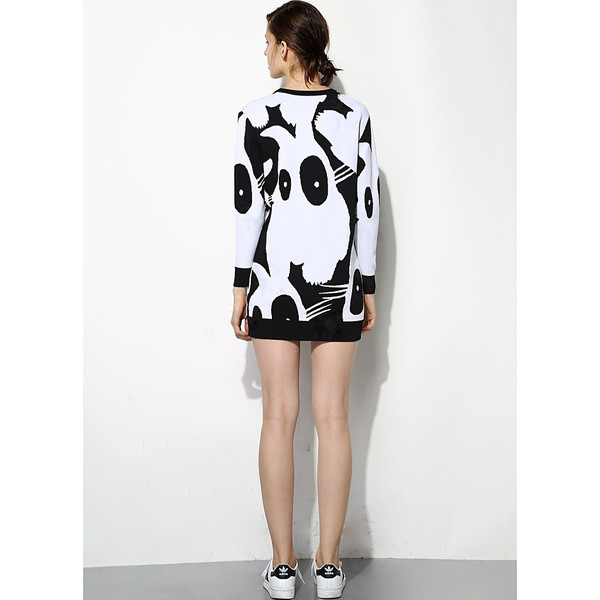 FEW MODA Abstract Fun Pattern Knit Dress FEW MODA Abstract Fun Pattern Knit Dress