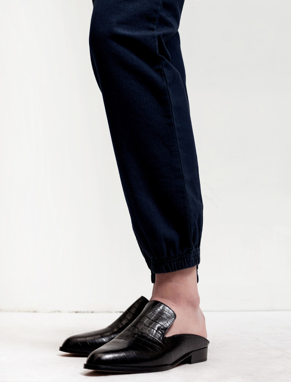Sunspel Tapered Washed Trouser Sunspel Tapered Washed Trouser