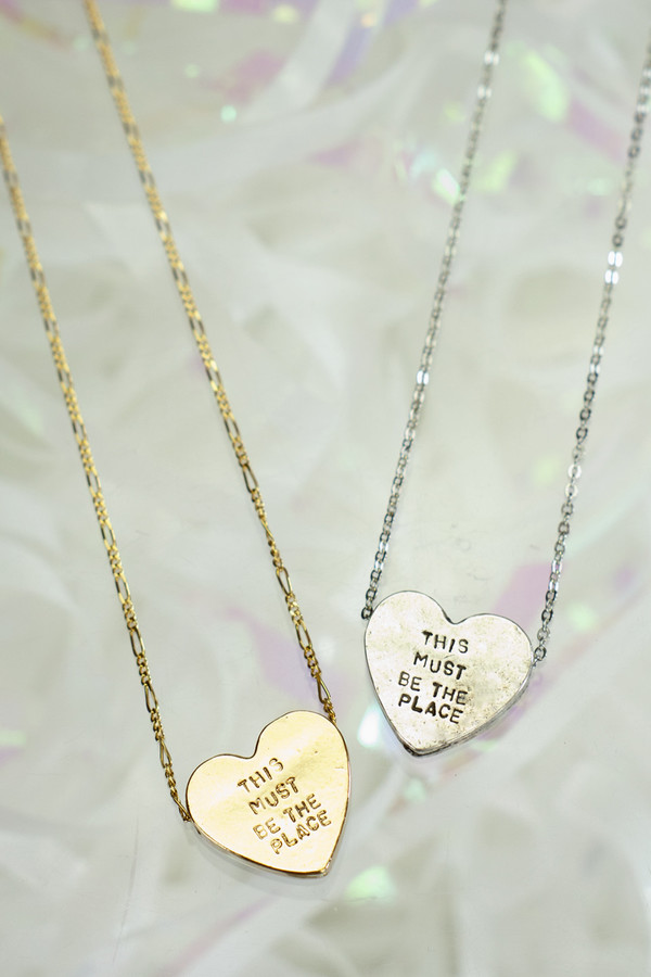 ERICA WEINER Heartbeats Necklace "This Must Be The Place" ERICA WEINER Heartbeats Necklace "This Must Be The Place"