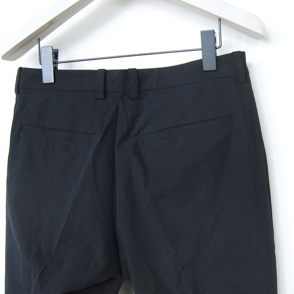 Evam Eva cotton turn-back pant - black Evam Eva cotton turn-back pant - black