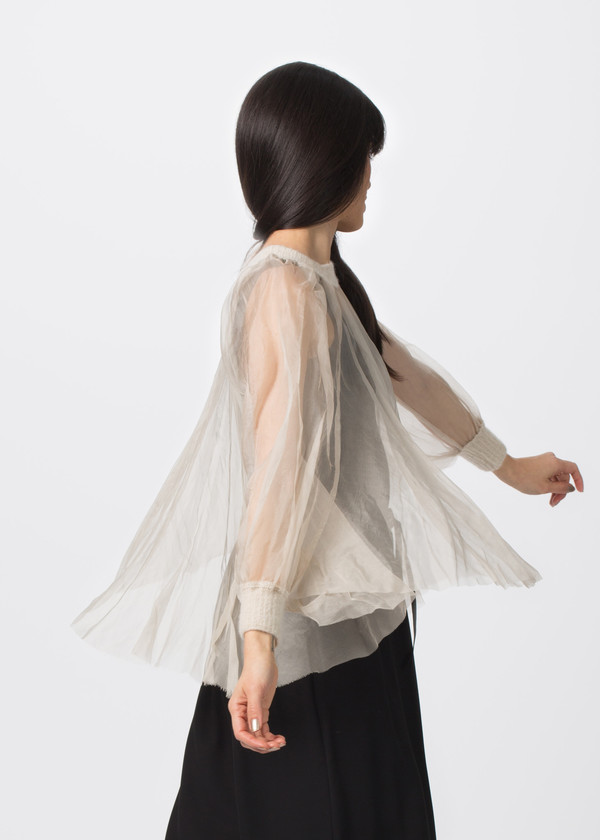 Louiza Babouryan Cashmere Cape Top Louiza Babouryan Cashmere Cape Top