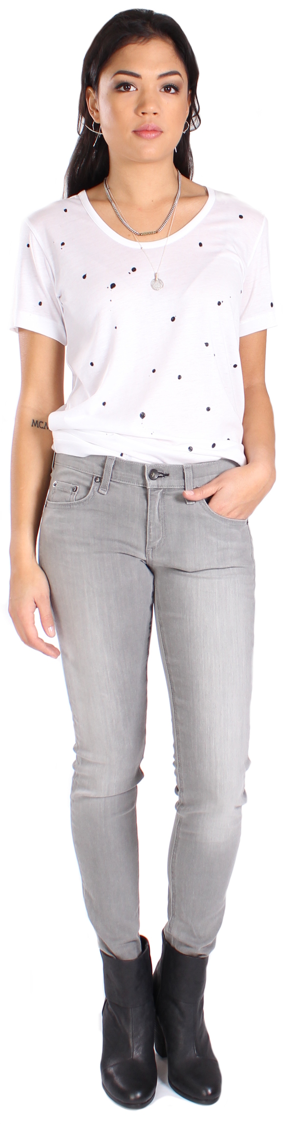 Rag & Bone Dre Jean in Aged Grey Rag & Bone Dre Jean in Aged Grey