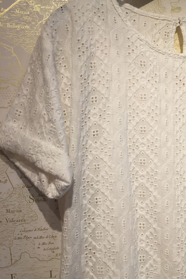 Current Elliott Eyelet Tshirt Dress Current Elliott Eyelet Tshirt Dress