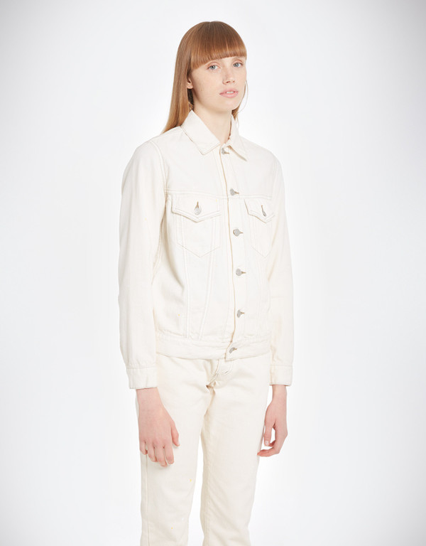 YMC Ecru Denim Jacket YMC Ecru Denim Jacket