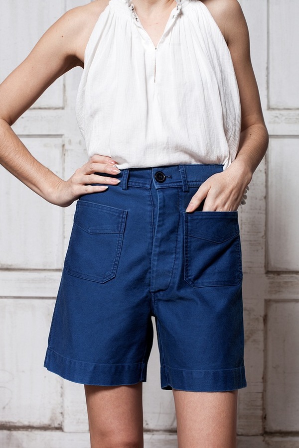 Caron Callahan Stewart Short - indigo twill Caron Callahan Stewart Short - indigo twill