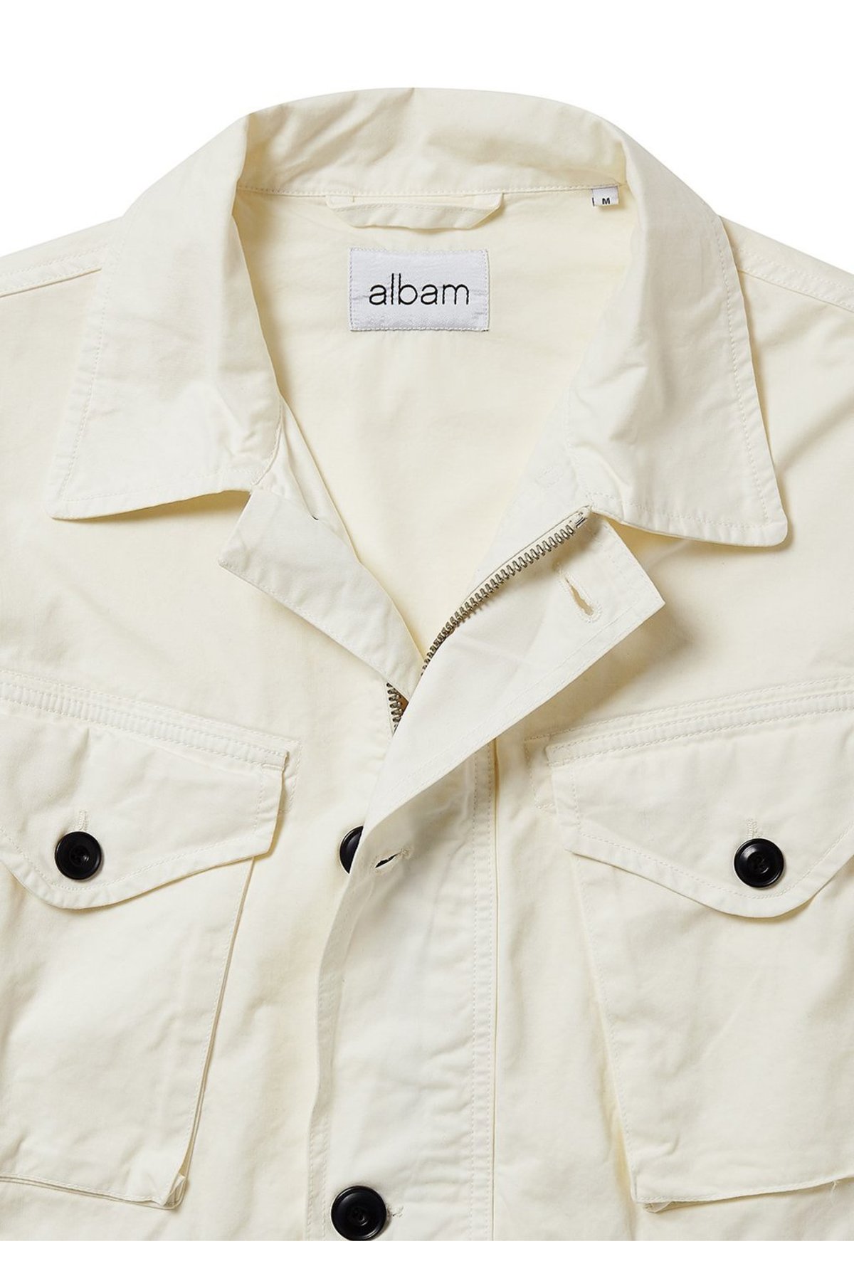 ALBAM Military Field Jacket - Ecru 