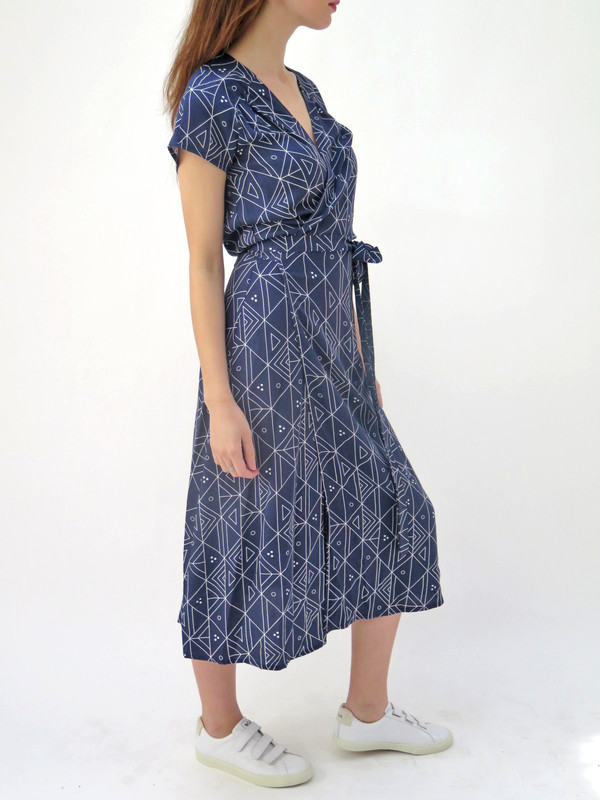 Ali Golden Wrap Dress Ali Golden Wrap Dress