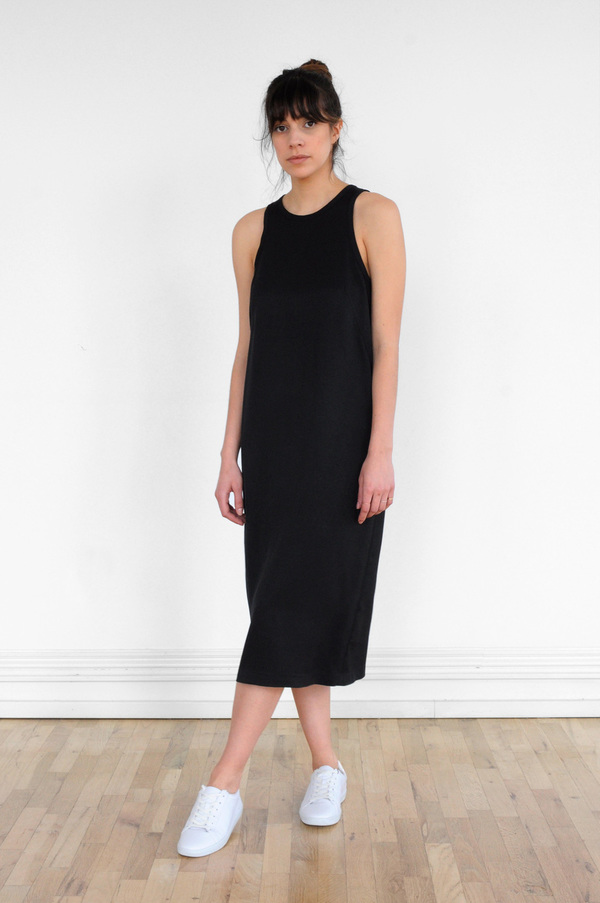 Waltz Sleeveless Racer Dress in Black Waltz Sleeveless Racer Dress in Black