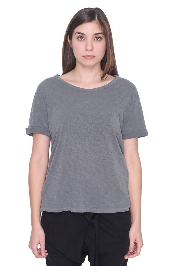 Pharaoh Boyfriend Tee in Charcoal Pharaoh Boyfriend Tee in Charcoal