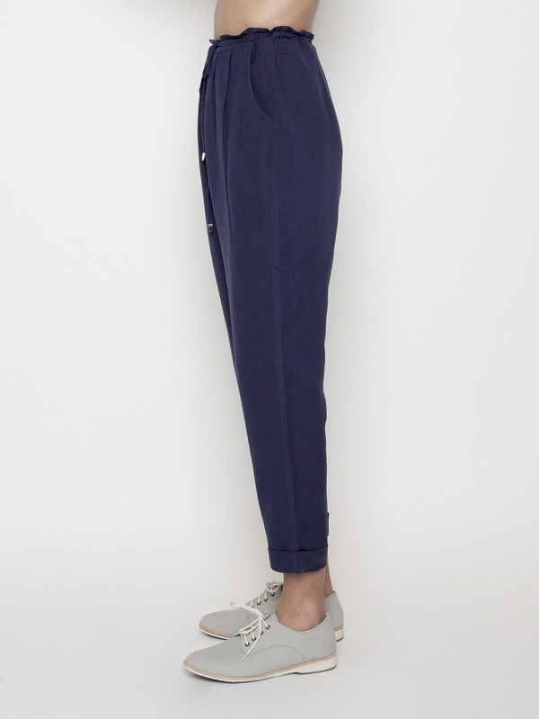 7115 by Szeki Drawstring Relaxed Pant- Navy SS16 7115 by Szeki Drawstring Relaxed Pant- Navy SS16