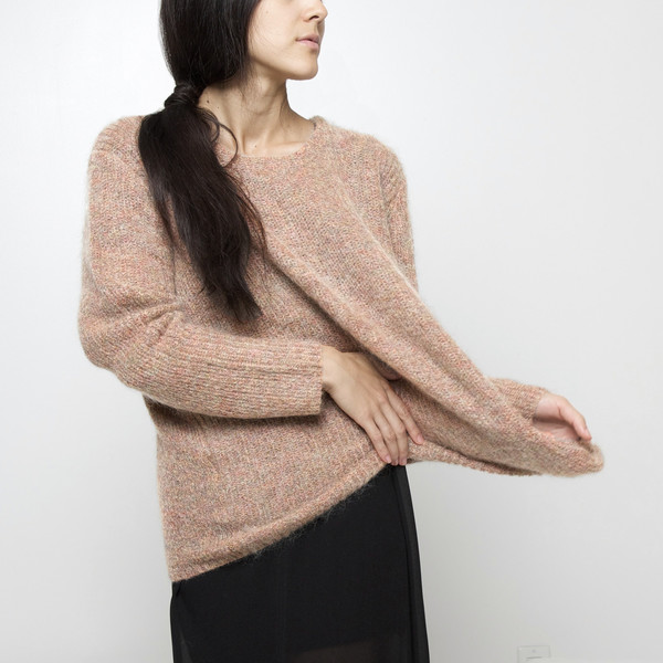 7115 by Szeki Mohair Pullover Sweater FW15 - Honey 7115 by Szeki Mohair Pullover Sweater FW15 - Honey