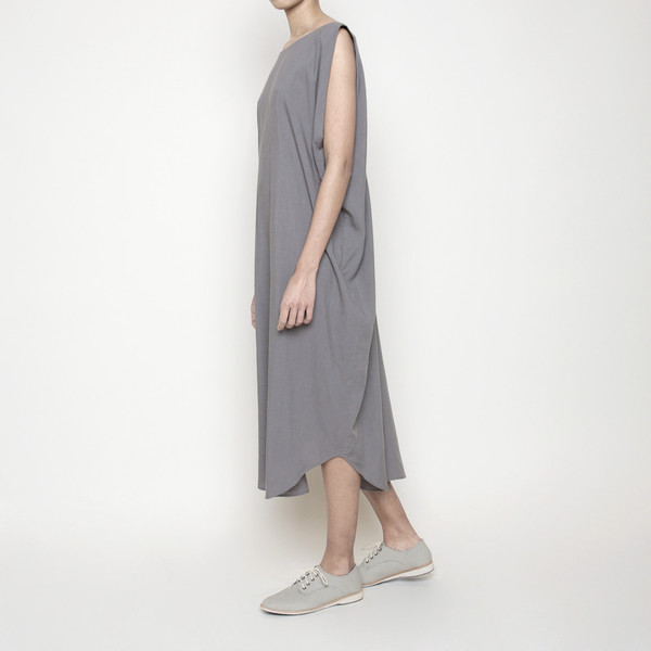 7115 by Szeki Reversible Maxi Dress- Gray SS16 7115 by Szeki Reversible Maxi Dress- Gray SS16